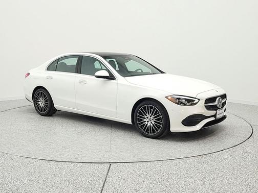Polar White 2025 Mercedes-Benz C-Class C 300 Sedan