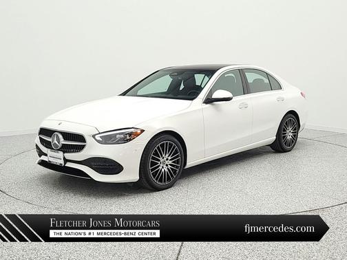 Polar White 2025 Mercedes-Benz C-Class C 300 Sedan