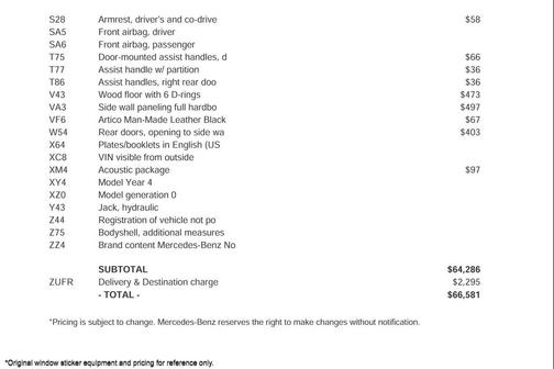 2024 Mercedes-Benz Sprinter 2500 High Roof