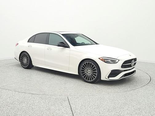 Polar White 2022 Mercedes-Benz C-Class Sedan