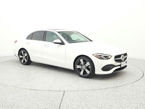 Polar White 2023 Mercedes-Benz C-Class Sedan