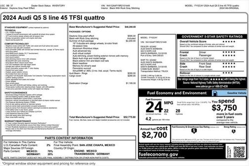 2024 Audi Q5 45 S line Premium