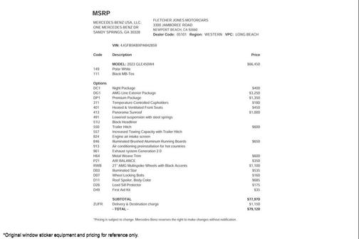 2023 Mercedes-Benz GLE 450 4MATIC