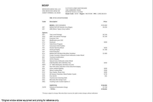 2023 Mercedes-Benz EQS 580 4MATIC