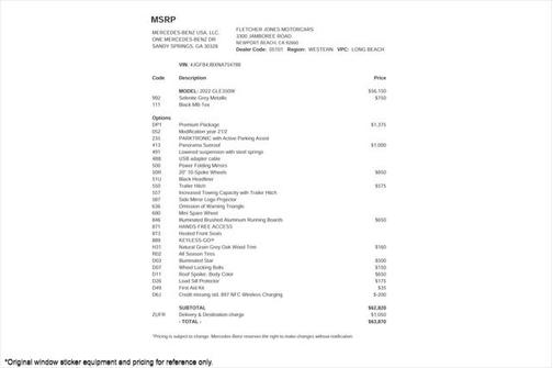 2022 Mercedes-Benz GLE 350 Base