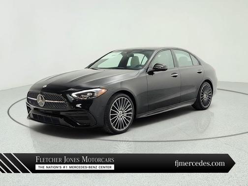 Black 2026 Mercedes-Benz C-Class C 300 Sedan