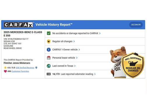 2025 Mercedes-Benz E-Class E 350