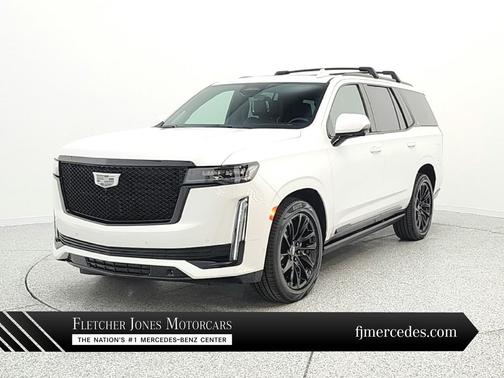 Crystal White Tricoat 2022 Cadillac Escalade Sport Platinum