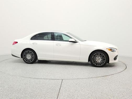 Polar White 2023 Mercedes-Benz C-Class Sedan