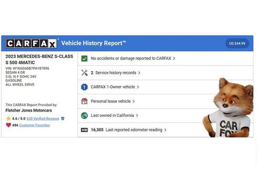 2023 Mercedes-Benz S-Class 4MATIC