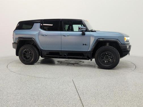 Neptune Blue Matte 2024 GMC HUMMER EV SUV 3X