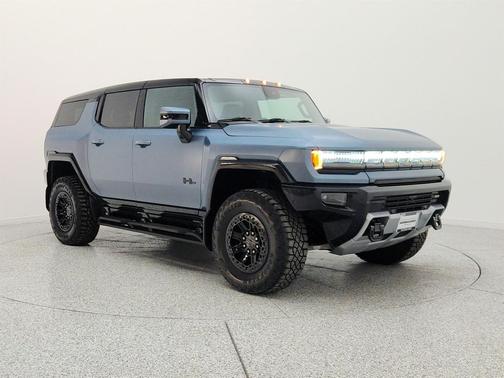 Neptune Blue Matte 2024 GMC HUMMER EV SUV 3X
