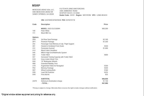 2023 Mercedes-Benz GLE 350 4MATIC