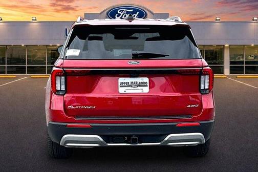 Rapid Red Metallic Tinted Clearcoat 2026 Ford Explorer Platinum