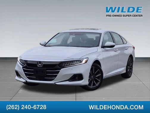Platinum White Pearl 2021 Honda Accord EX-L 1.5T