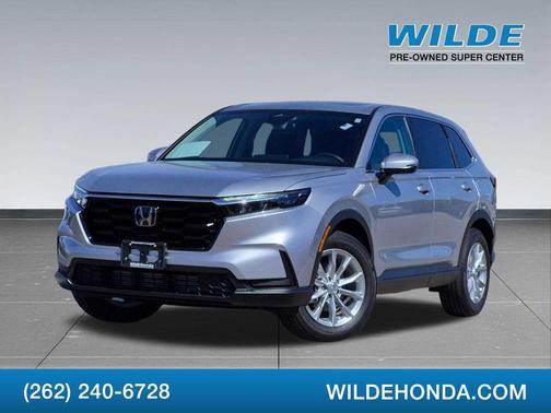 Solar Silver Metallic 2025 Honda CR-V EX AWD
