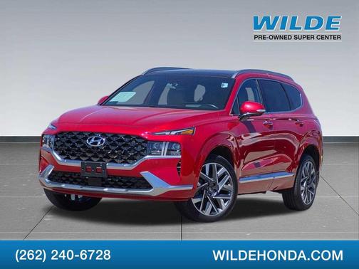 Calypso Red 2021 Hyundai SANTA FE Calligraphy