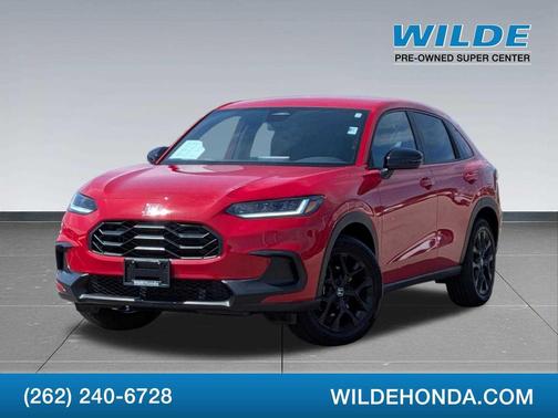 Milano Red 2025 Honda HR-V AWD Sport