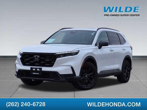 Platinum White Pearl 2024 Honda CR-V Hybrid Sport AWD