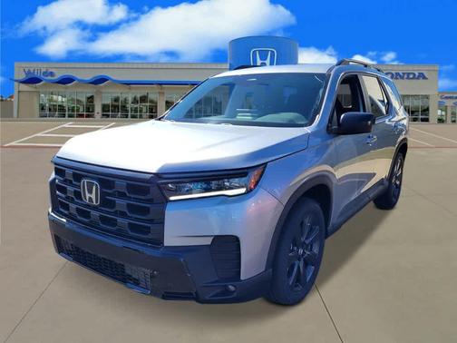 Solar Silver Metallic 2026 Honda Pilot Sport