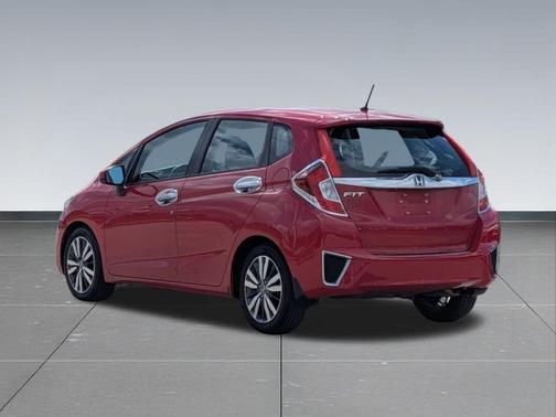 Red 2015 Honda Fit