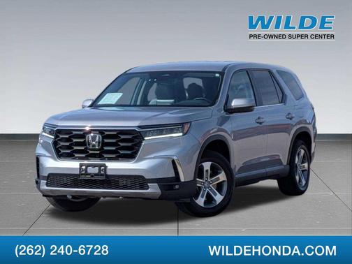 Lunar Silver Metallic 2024 Honda Pilot EX-L 7 Passenger