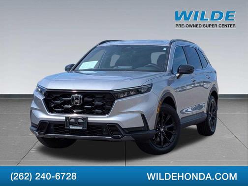 Lunar Silver Metallic 2024 Honda CR-V Hybrid Sport AWD