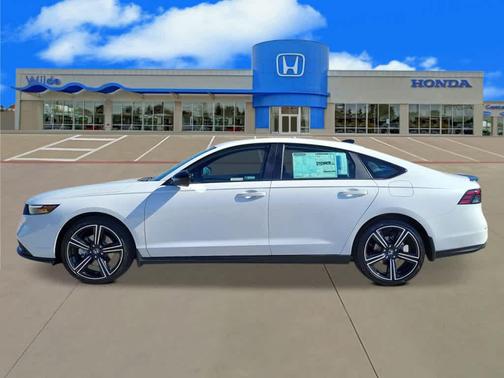 Platinum White Pearl 2026 Honda Accord Hybrid Sport