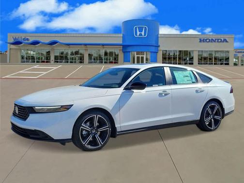 Platinum White Pearl 2026 Honda Accord Hybrid Sport