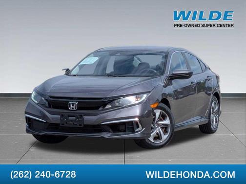 Modern Steel Metallic 2019 Honda Civic LX