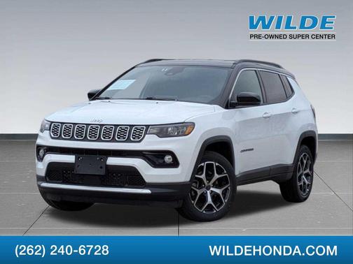 Bright White Clearcoat 2025 Jeep Compass Limited
