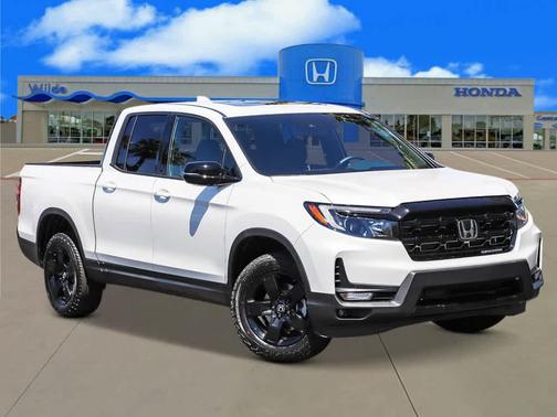Platinum White Pearl 2026 Honda Ridgeline Black
