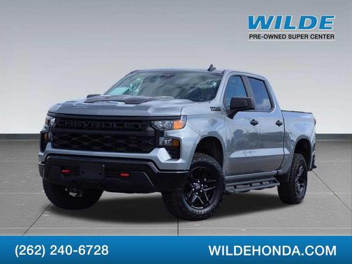 Sterling Gray Metallic 2025 Chevrolet Silverado 1500 Custom Trail Boss