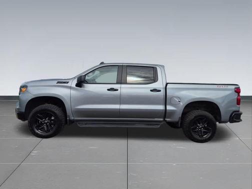 Sterling Gray Metallic 2025 Chevrolet Silverado 1500 Custom Trail Boss