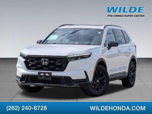Platinum White Pearl 2024 Honda CR-V Hybrid Sport AWD