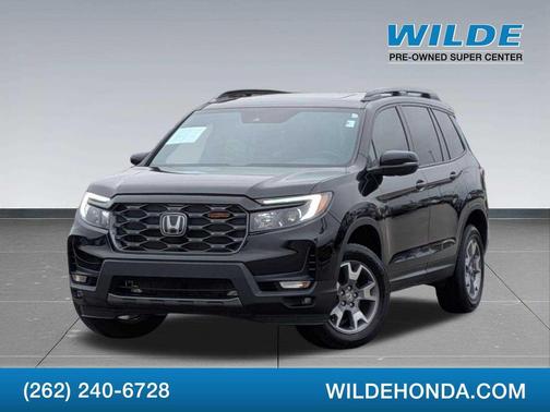 Crystal Black Pearl 2023 Honda Passport AWD TrailSport