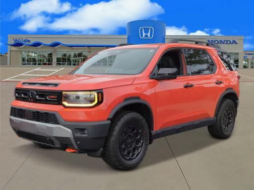 Sunset Orange 2026 Honda Passport AWD TrailSport Elite Blackout SUV