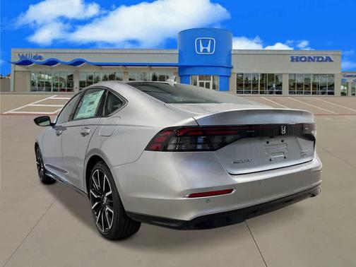 Solar Silver Metallic 2026 Honda Accord Hybrid Touring