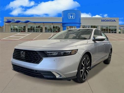 Solar Silver Metallic 2026 Honda Accord Hybrid Touring