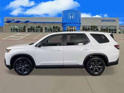 Platinum White Pearl 2026 Honda Pilot Sport