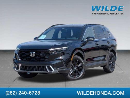 Crystal Black Pearl 2025 Honda CR-V Hybrid Sport Touring AWD