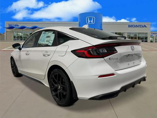 Platinum White Pearl 2026 Honda Civic Hybrid Sport