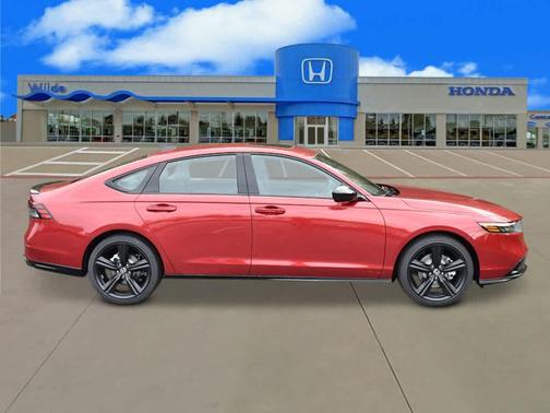 Radiant Red Metallic 2026 Honda Accord Hybrid Sport-L