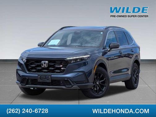 Canyon River Blue Metallic 2025 Honda CR-V Hybrid Sport AWD