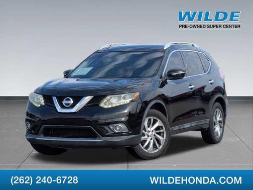 Super Black 2015 Nissan Rogue AWD 4dr