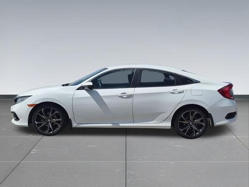 Platinum White Pearl 2019 Honda Civic Sport