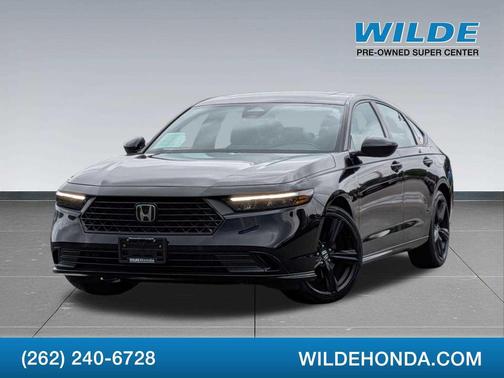 Crystal Black Pearl 2023 Honda Accord Hybrid Sport-L