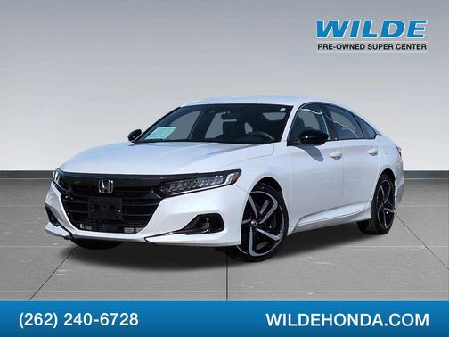 Platinum White Pearl 2022 Honda Accord Sport 1.5T Sedan