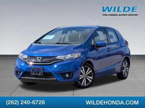Aegean Blue Metallic 2015 Honda Fit EX