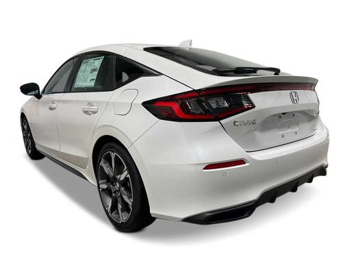 Platinum White Pearl 2026 Honda Civic Hybrid Sport Touring